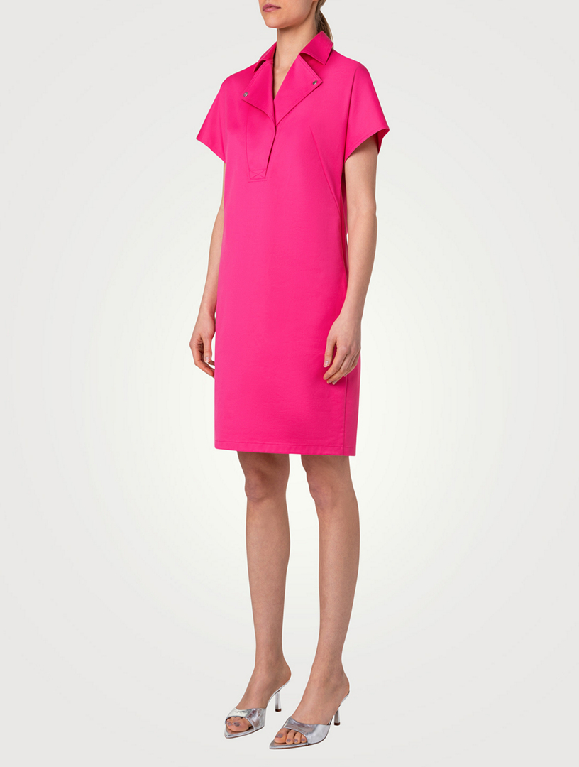 Cotton Gabardine Polo Dress