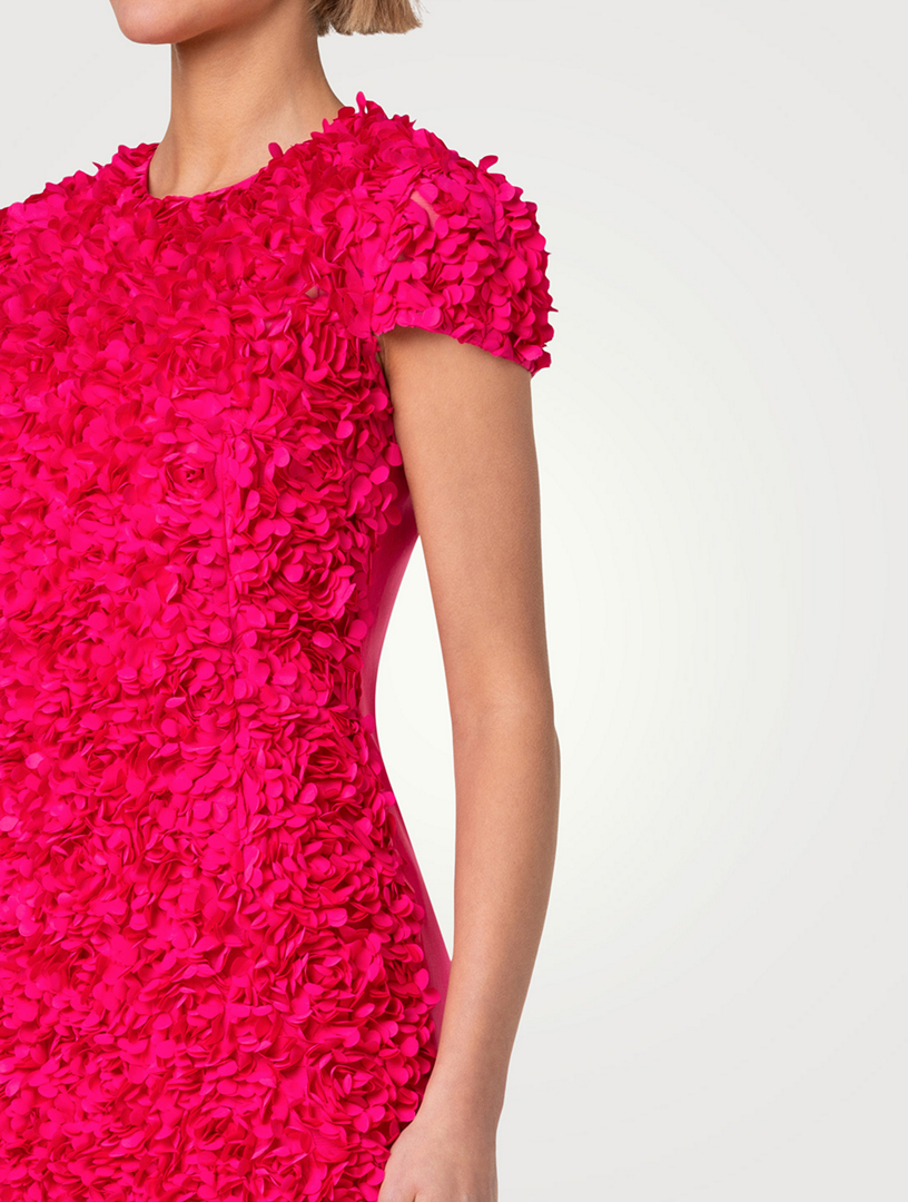 Laser-Cut Mini Dress
