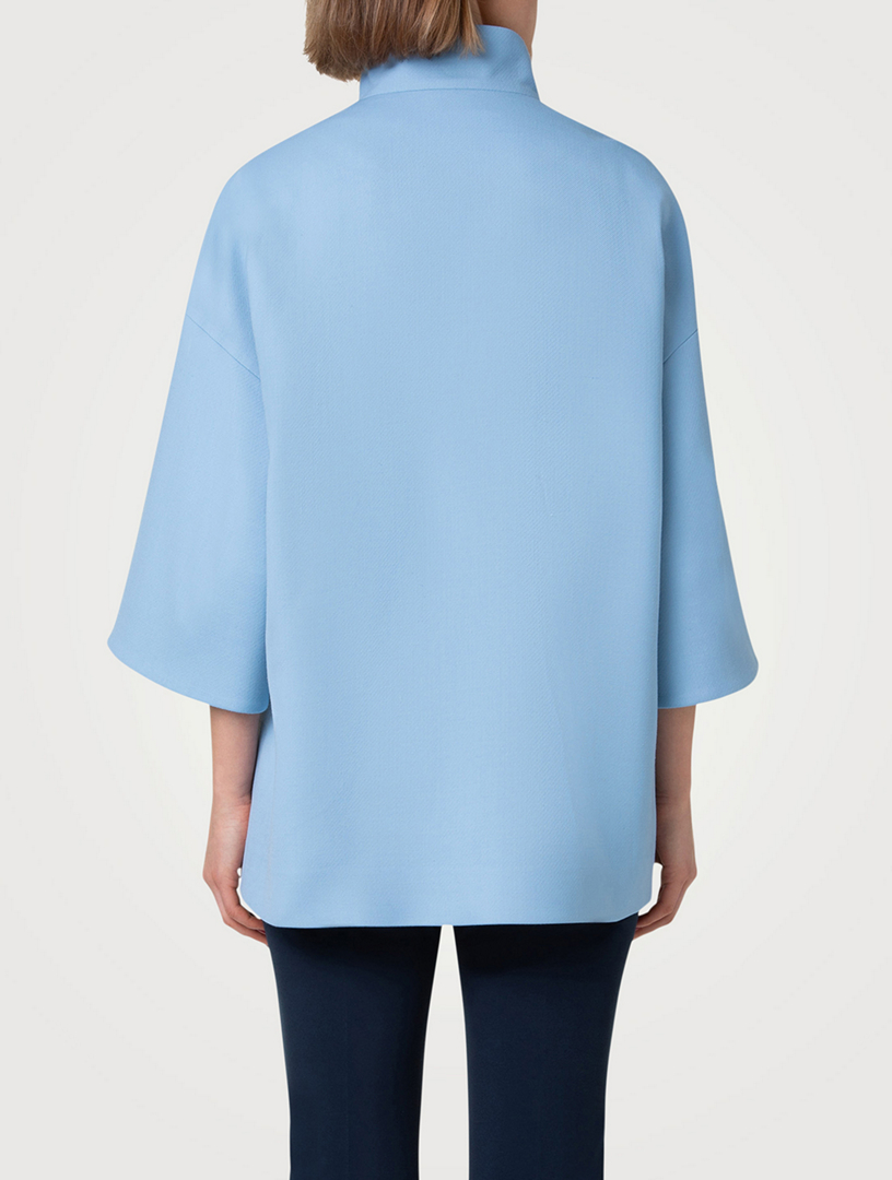 Wool Bell-Sleeve Jacket