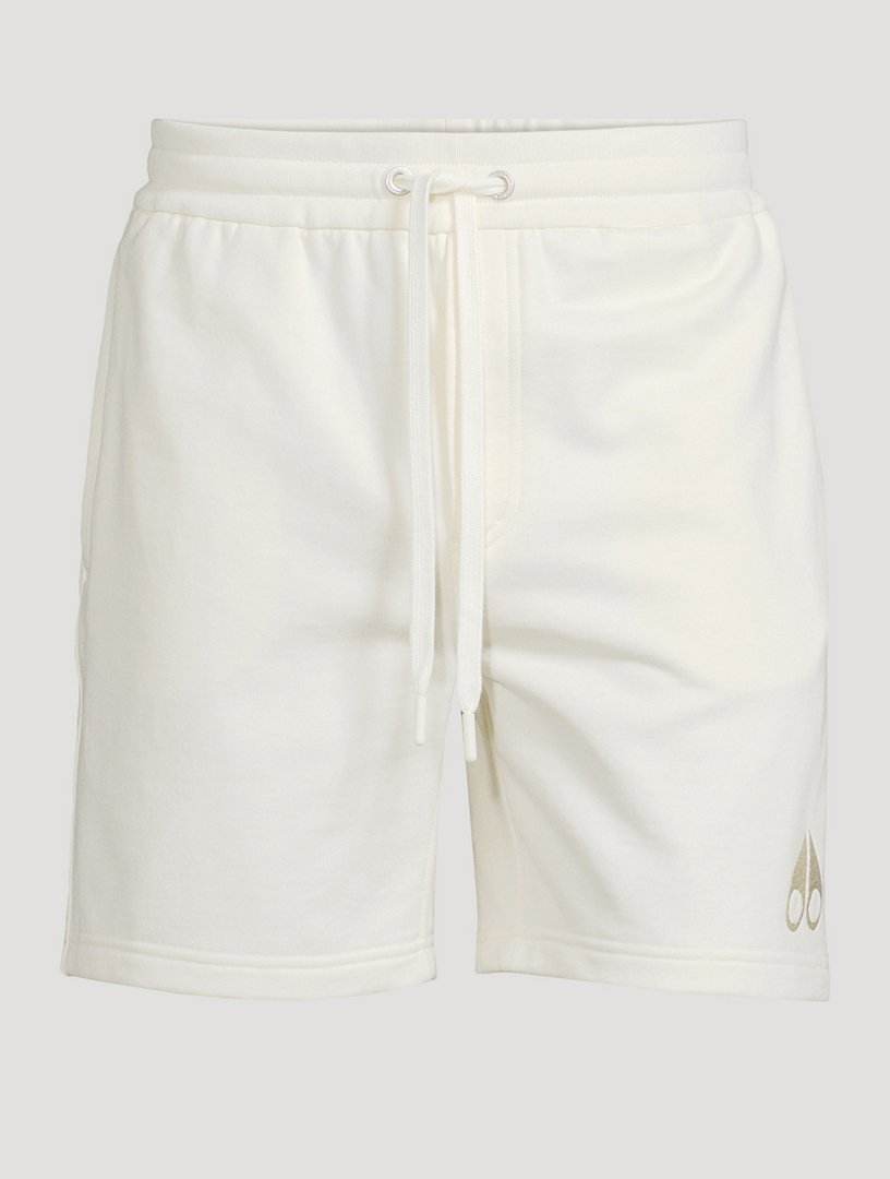 TRACK SHORTS MEN WHITE CREAM