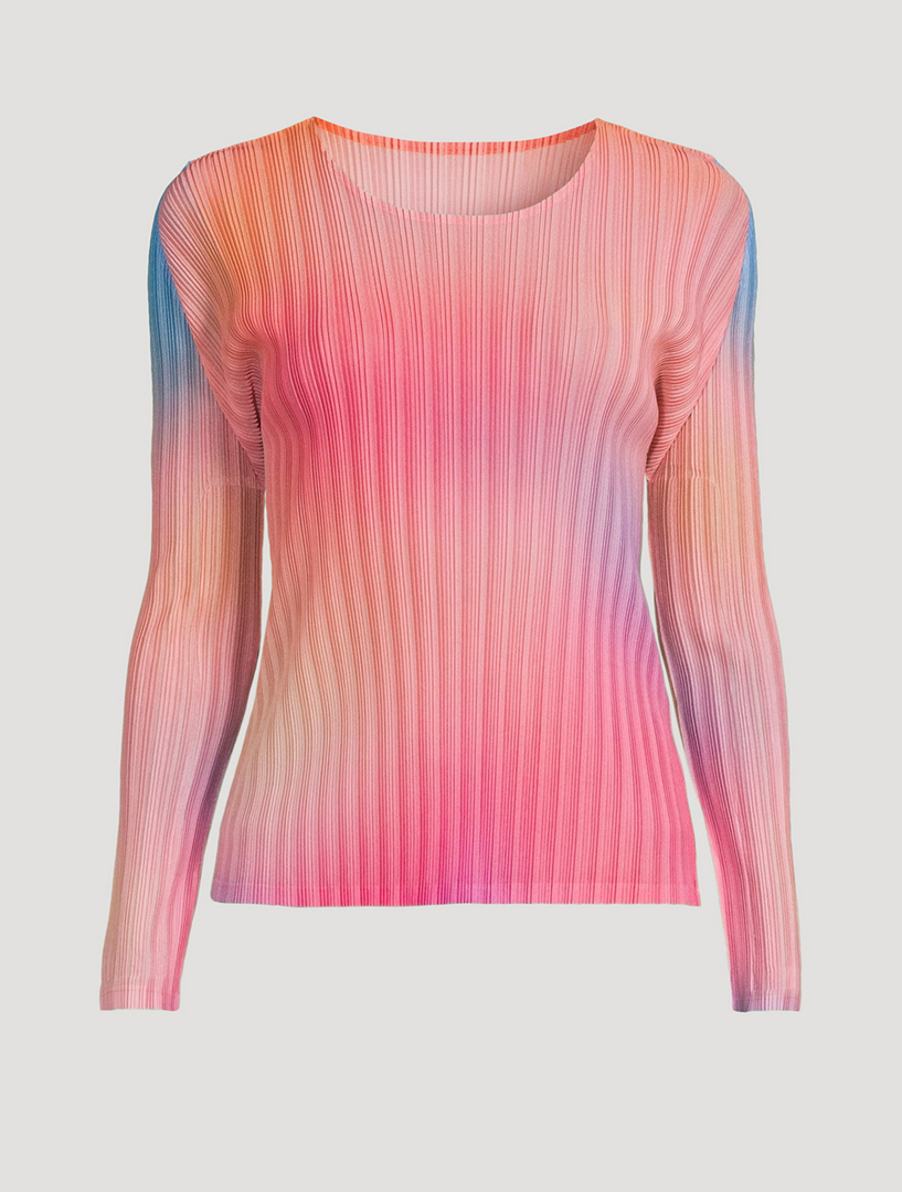 PLEATS PLEASE ISSEY MIYAKE Melty Rib Top | Holt Renfrew