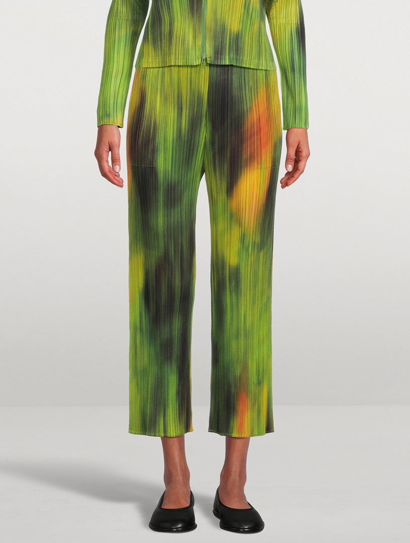 PLEATS PLEASE ISSEY MIYAKE Turnip & Spinach Pants | Holt Renfrew