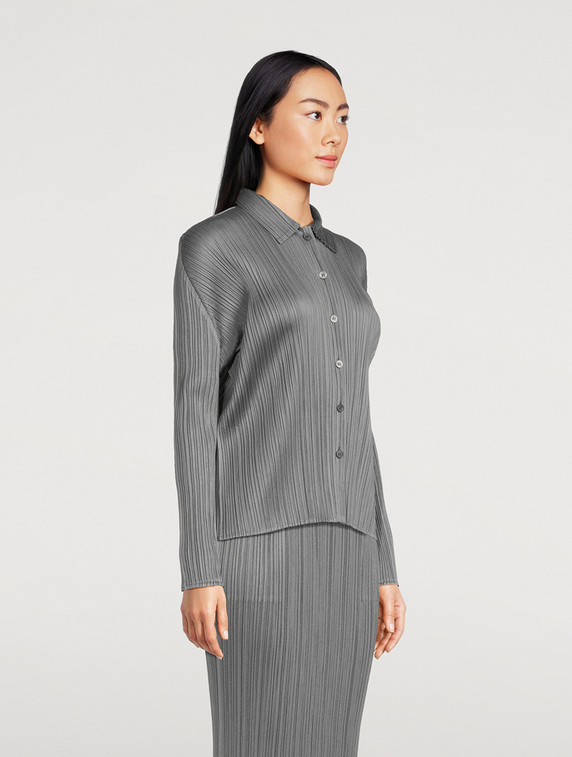 PLEATS PLEASE ISSEY MIYAKE Basics Shirt | Holt Renfrew
