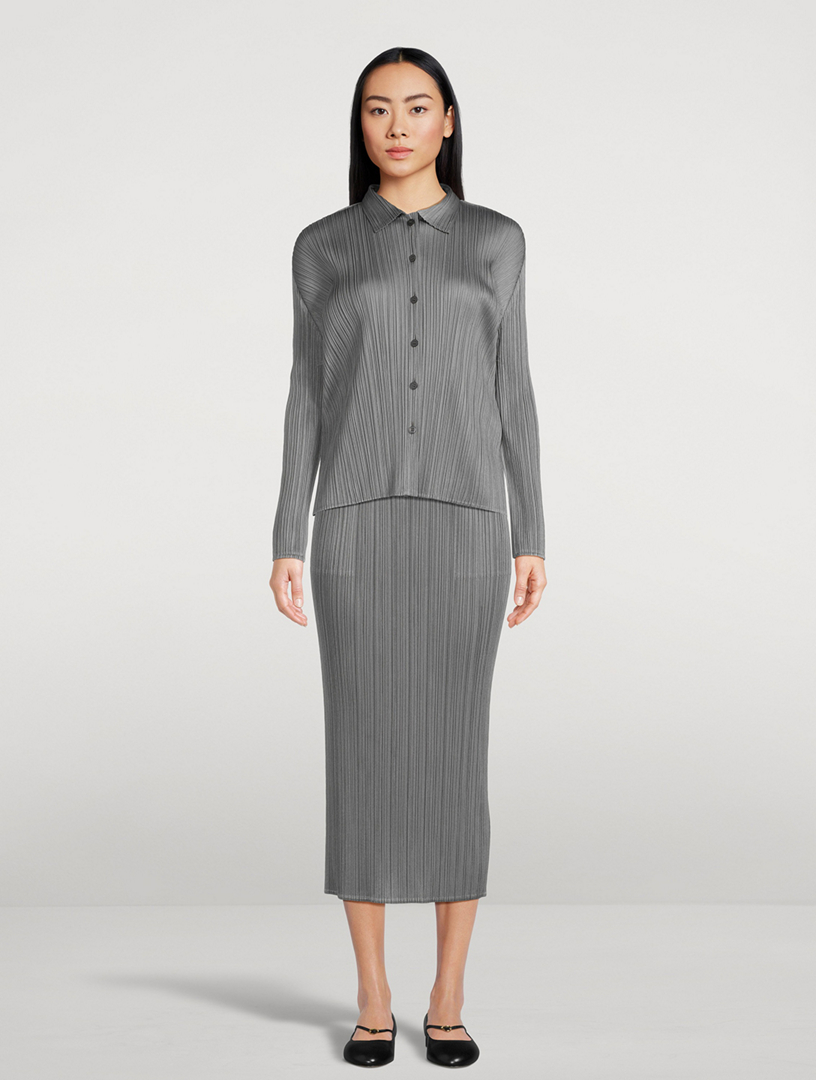 PLEATS PLEASE ISSEY MIYAKE Basics Shirt | Holt Renfrew