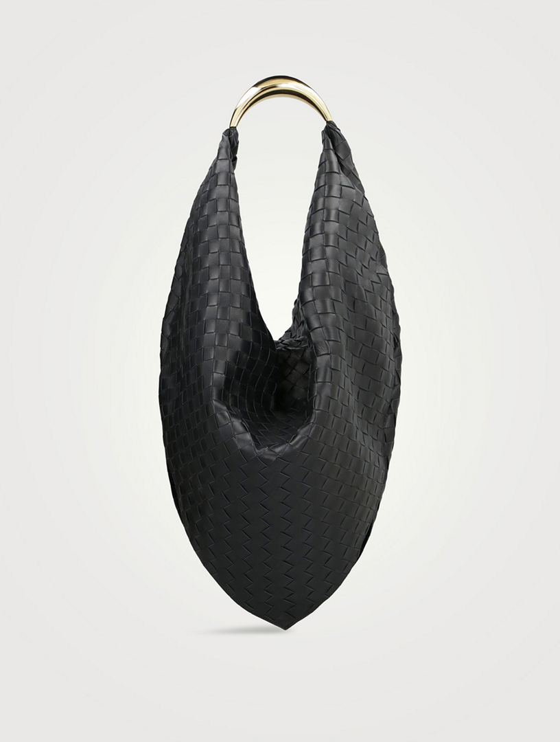 Foulard Intrecciato Leather Shoulder Bag