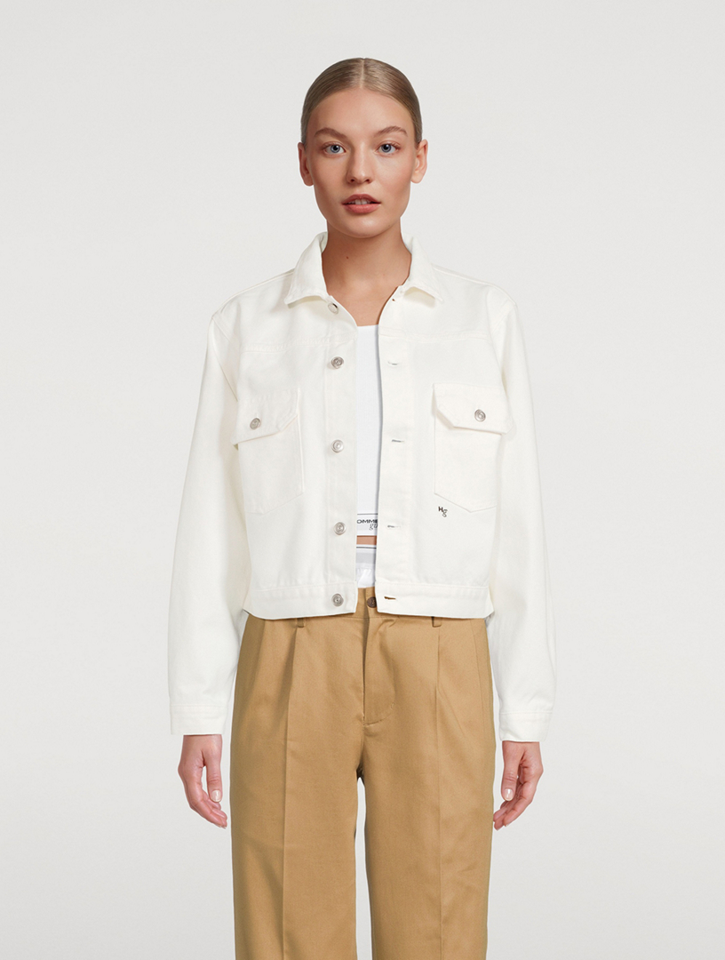 Washed Cropped Jacket