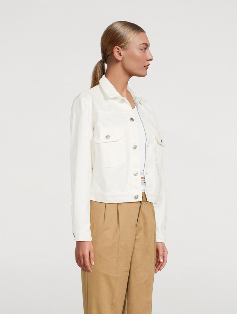 Washed Cropped Jacket