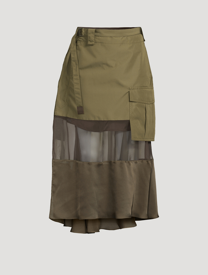 Cargo Midi Skirt