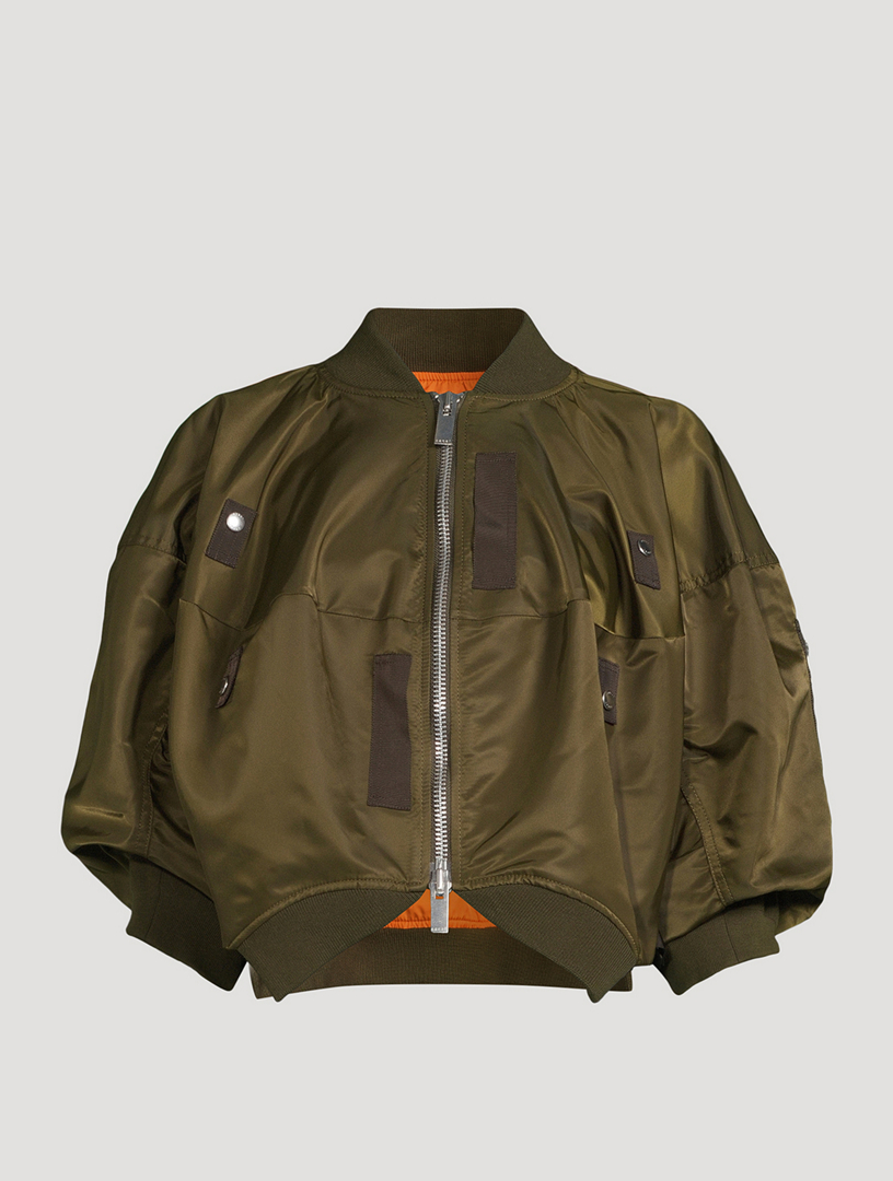 SACAI Nylon Twill Blouson Jacket | Holt Renfrew