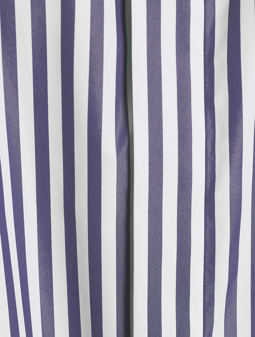 Sacai x Thomas Mason Shirt Dress In Stripe Print