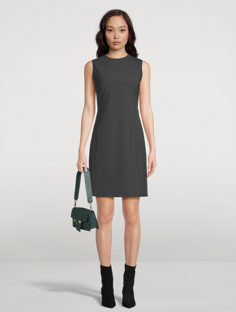 Sleeveless Good Wool Mini Dress