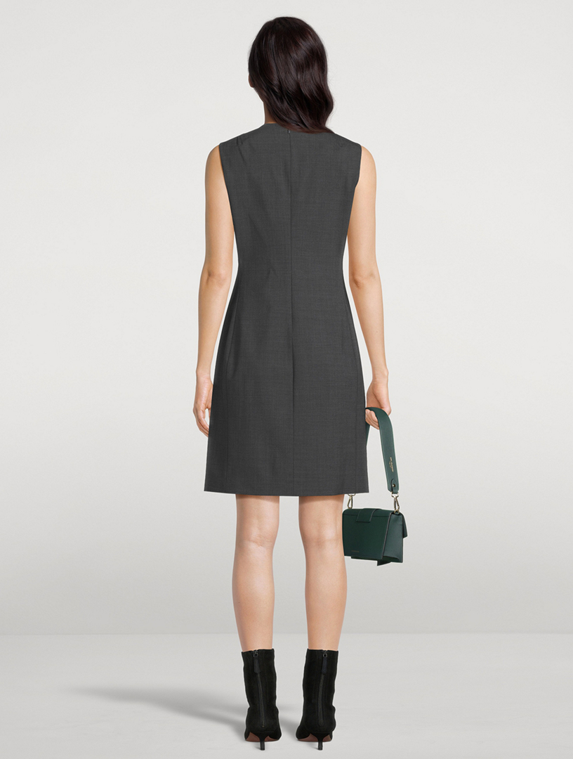 Theory good best sale wool shift dress