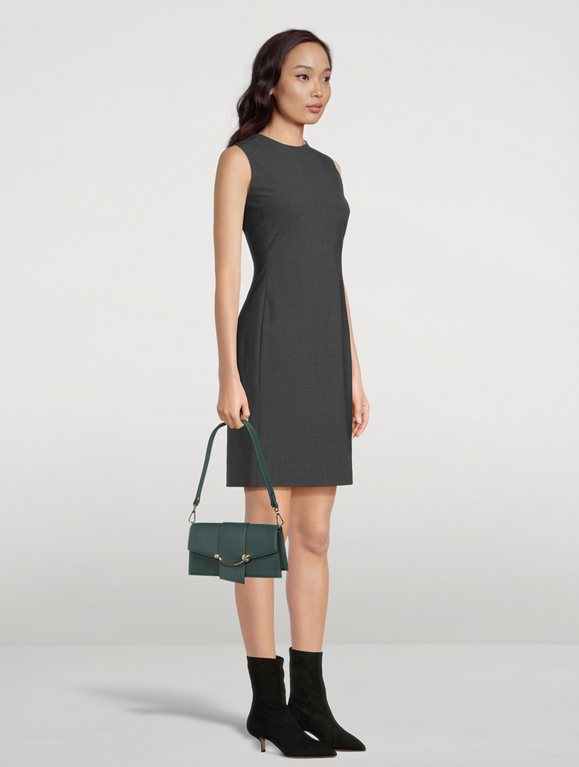 Sleeveless Good Wool Mini Dress