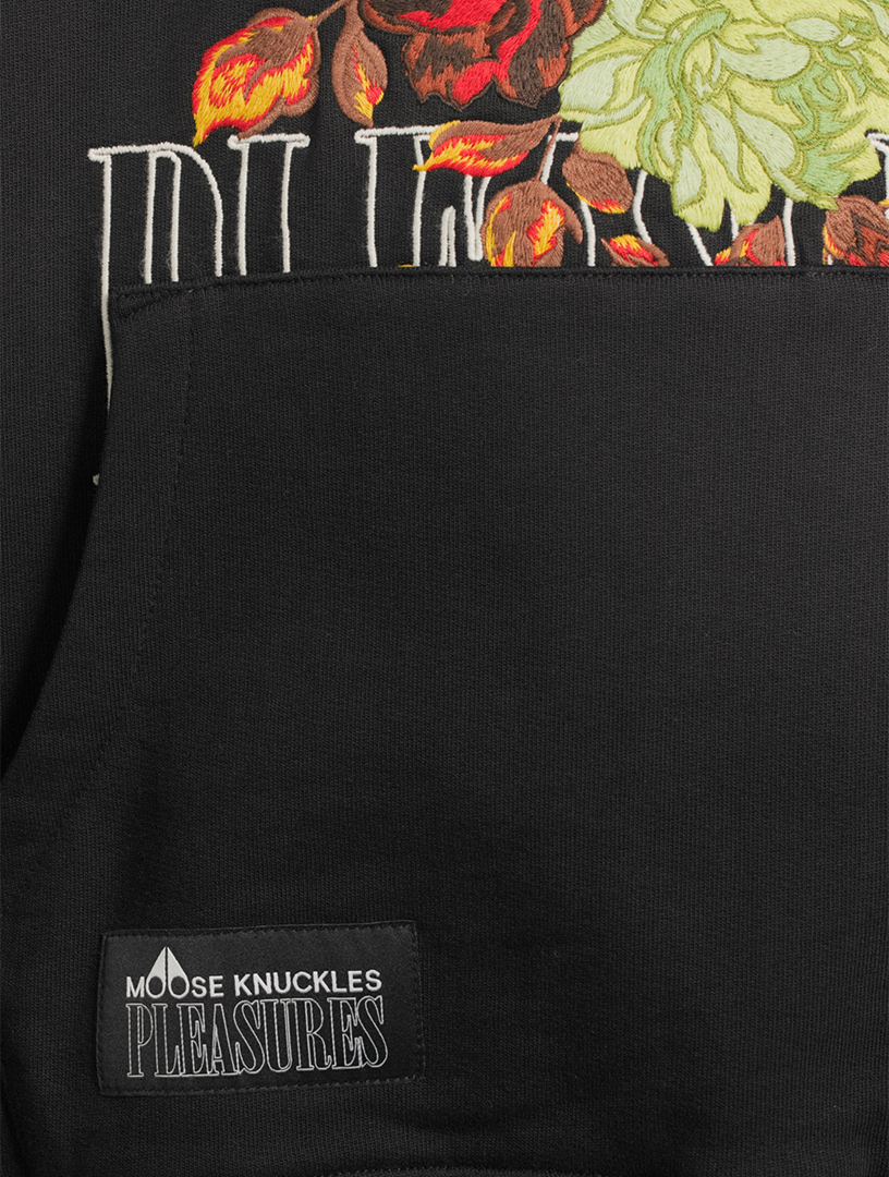 Pleasures X Moose Knuckles French Terry Cotton Hoodie