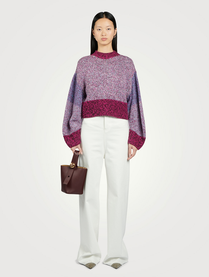Wool Mouliné Sweater