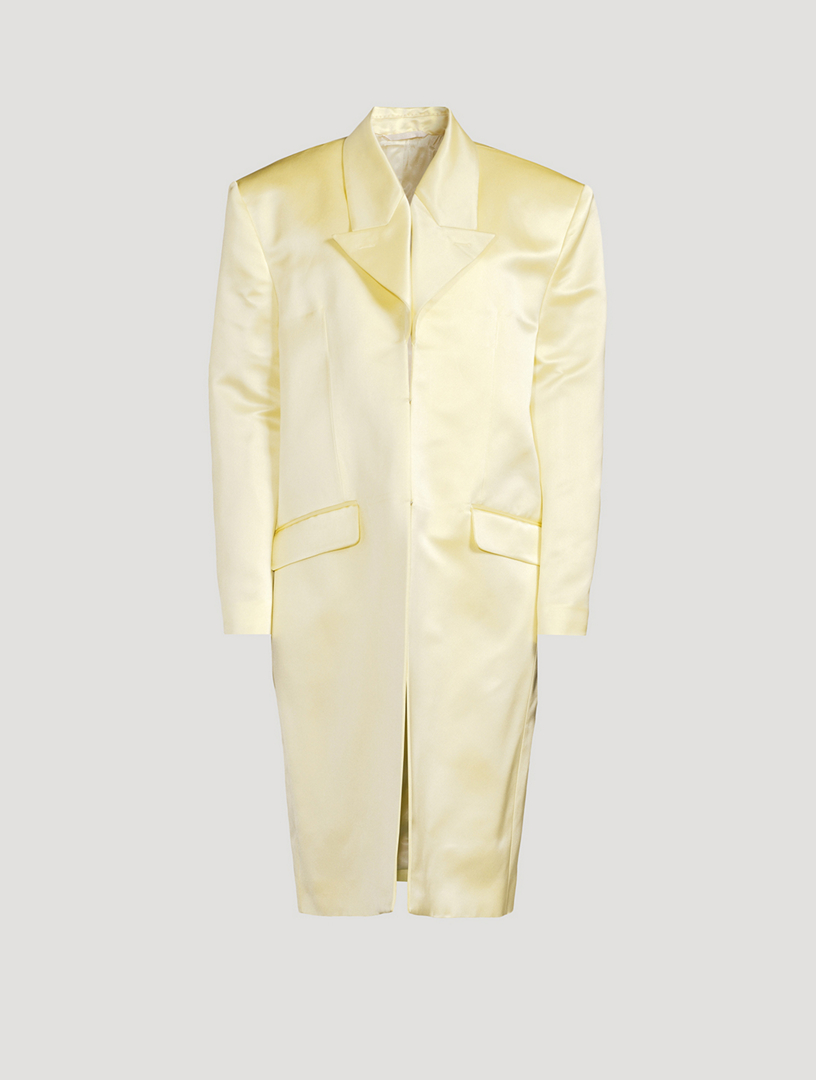 Silk Satin Duchess Coat