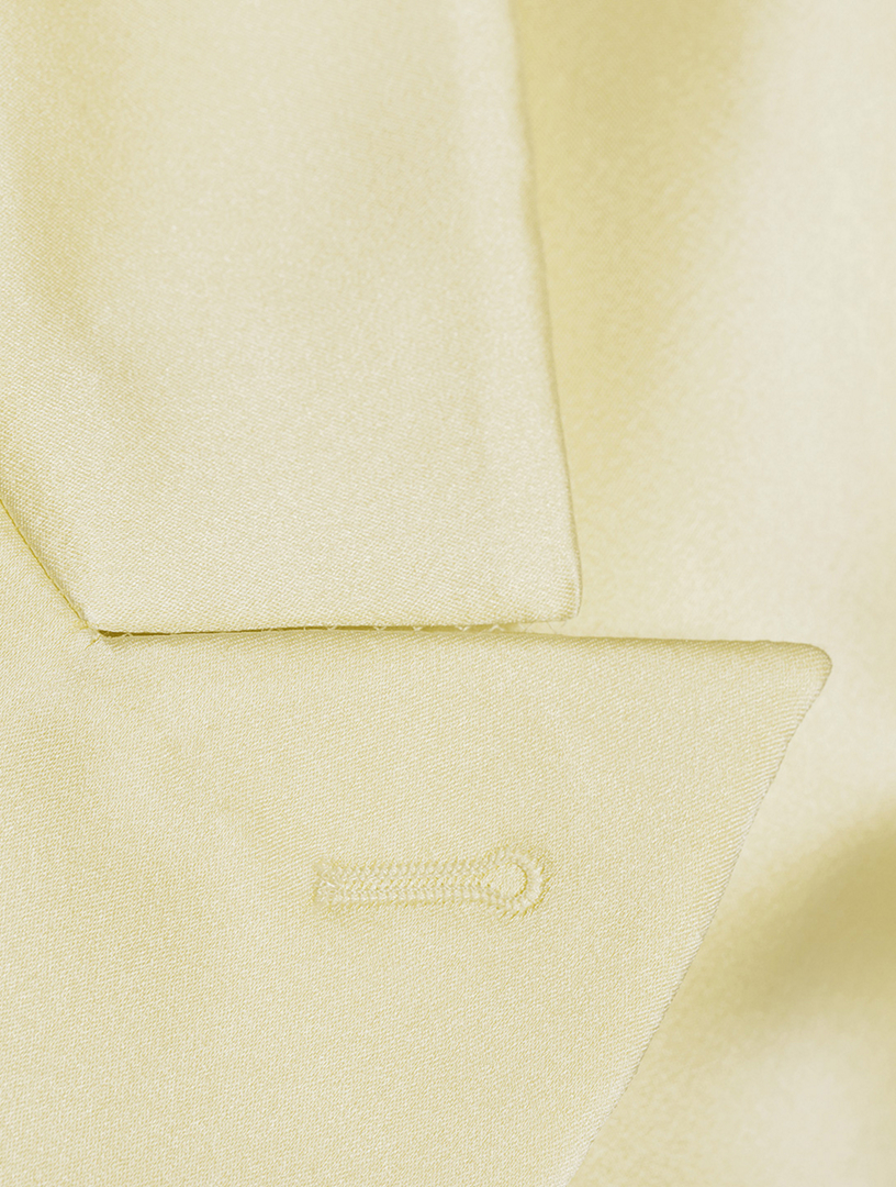 Silk Satin Duchess Coat
