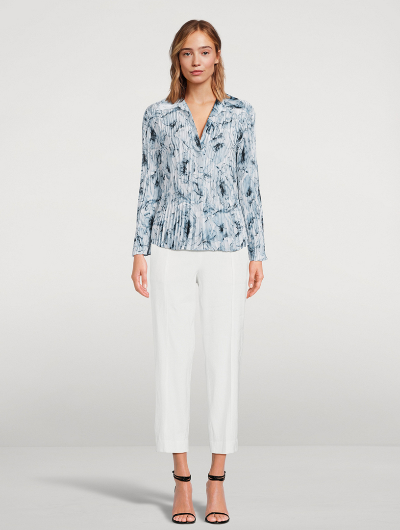 Washed Lily Pleated Shirt