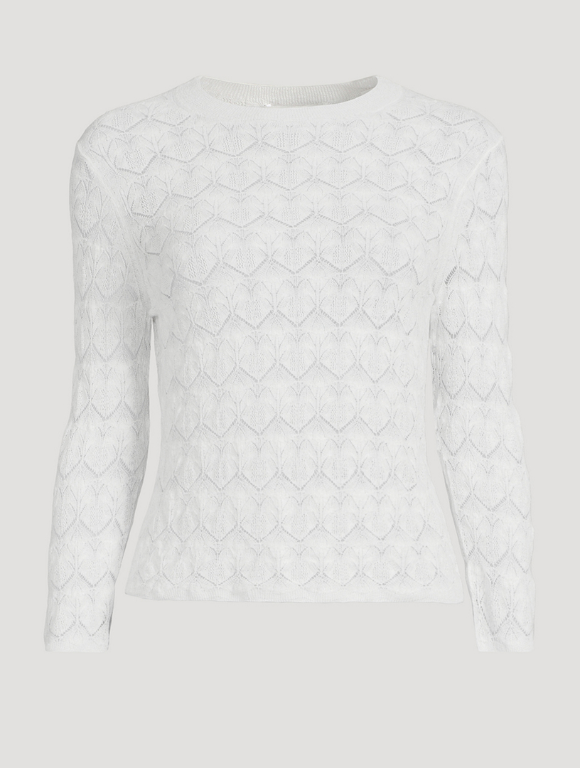 Cotton Fine Lace Sweater