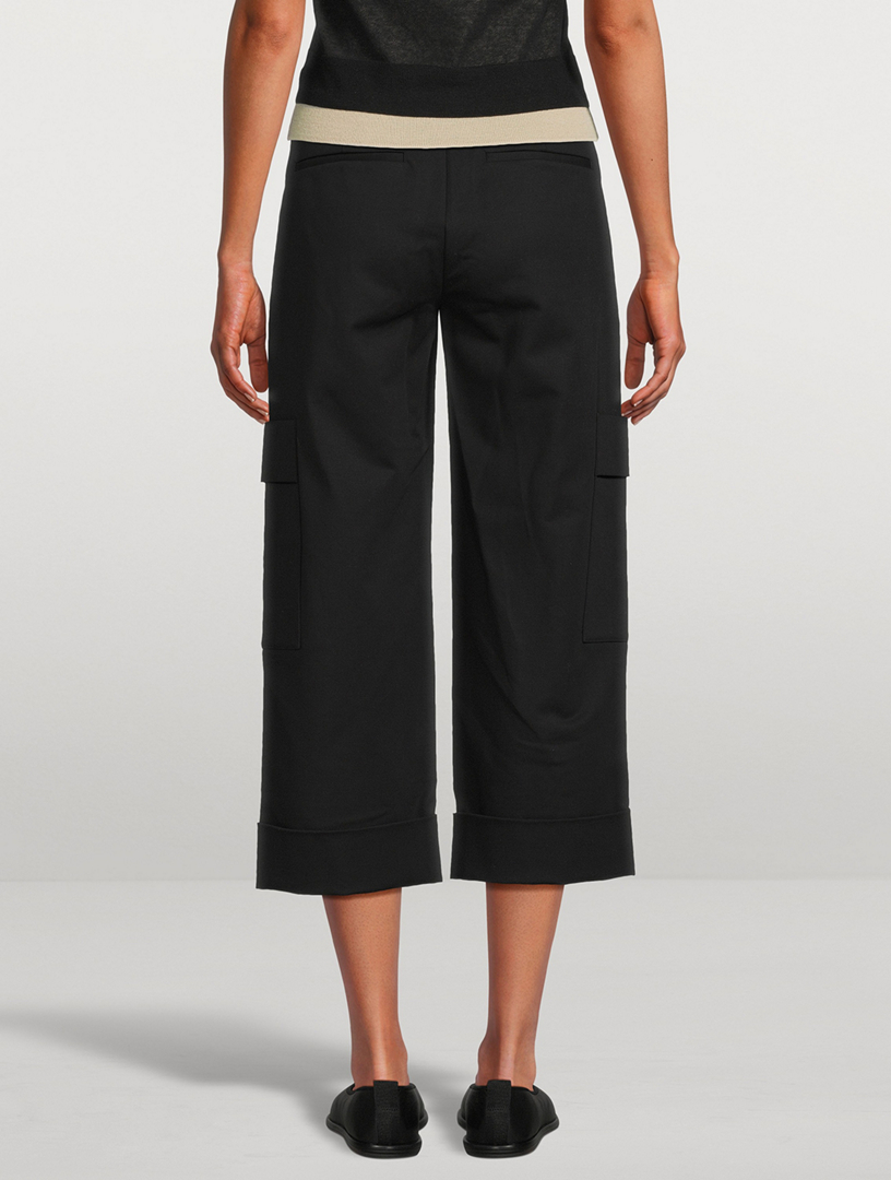 Cropped Utility Trousers