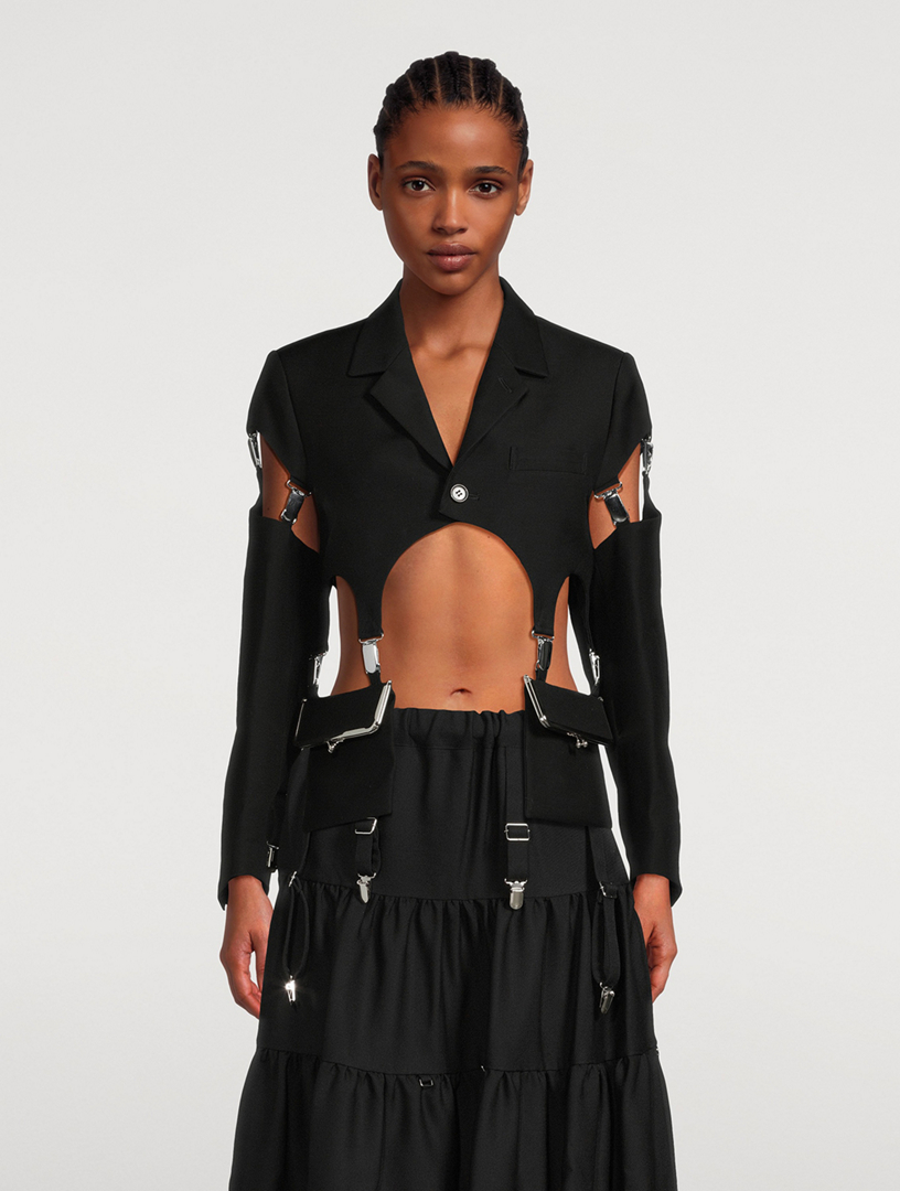 ◇noir kei ninomiya◇ 2022AW ラッフル ヘム ベスト