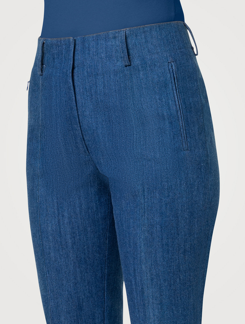 Connor Stretch-Denim Slim Trousers