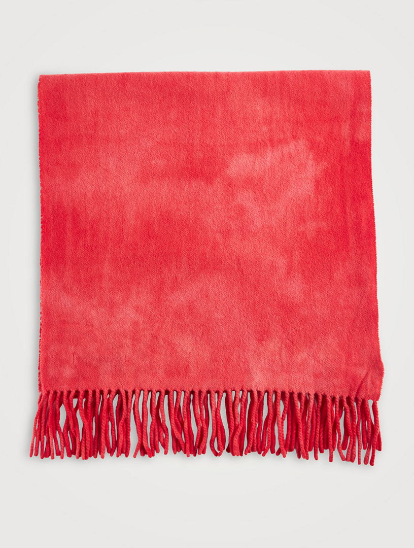 Wool Scarf In Tie Dye
