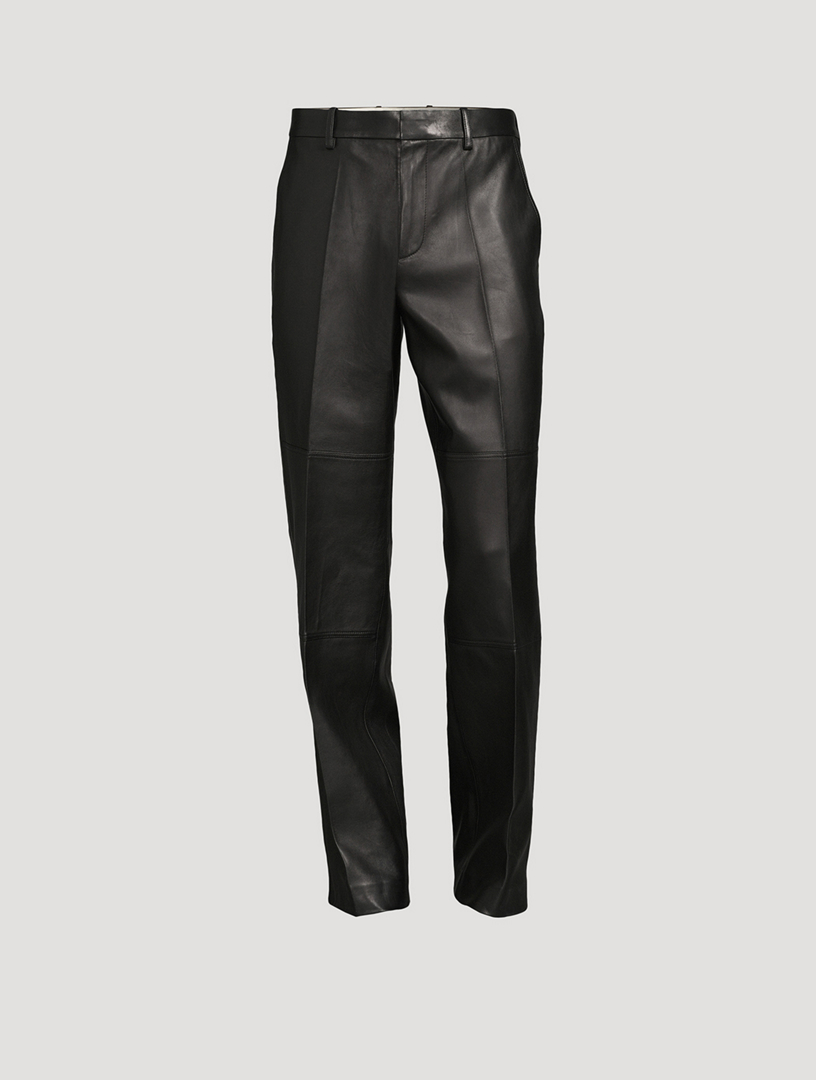 Leather Carpenter Pants
