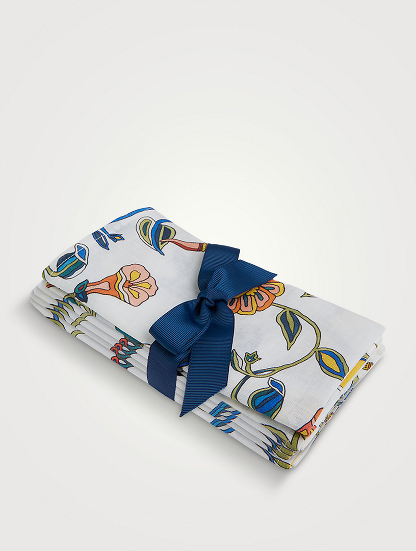 Set Of Six Large Napkins