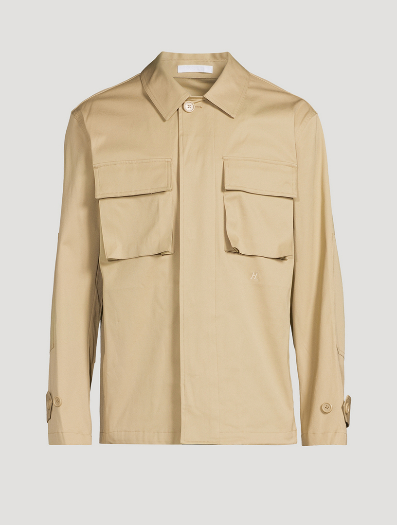 Stretch Cotton Utility Jacket