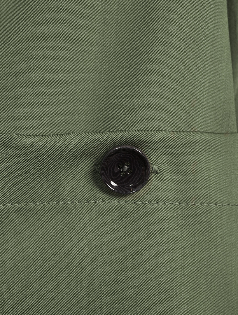 LEMAIRE military-inspired virgin-wool overshirt - Black