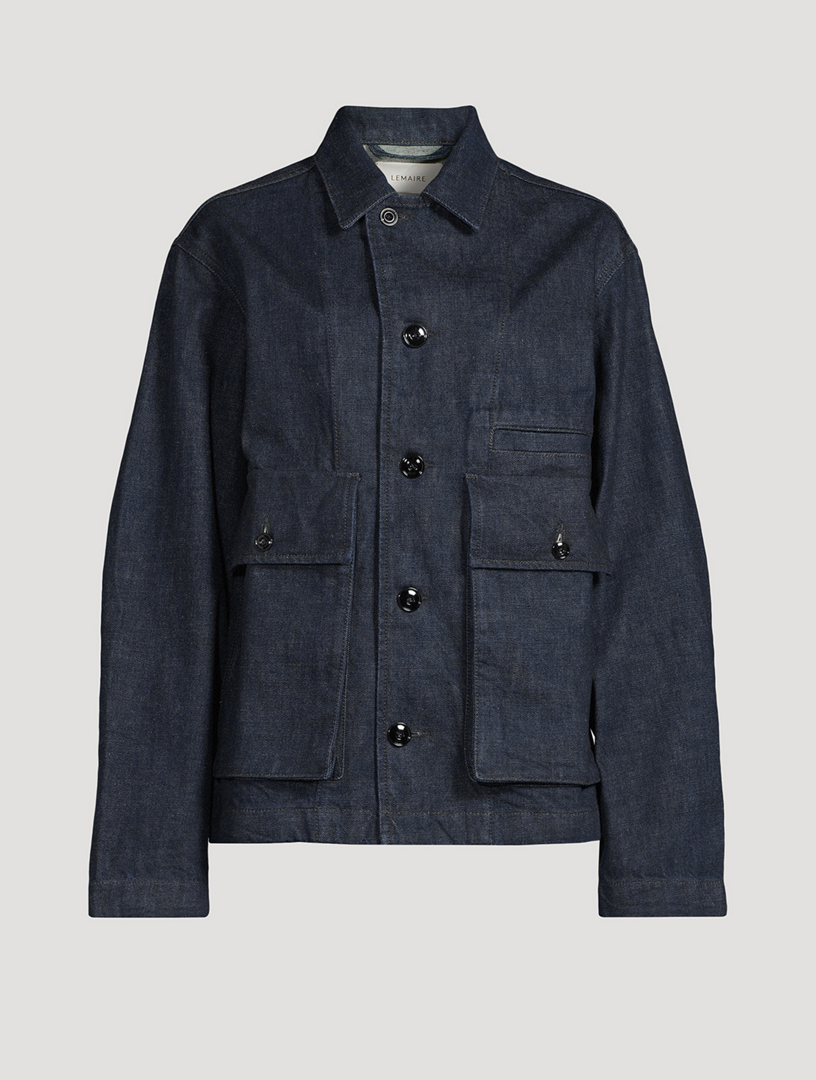 LEMAIRE Boxy Denim Jacket | Holt Renfrew