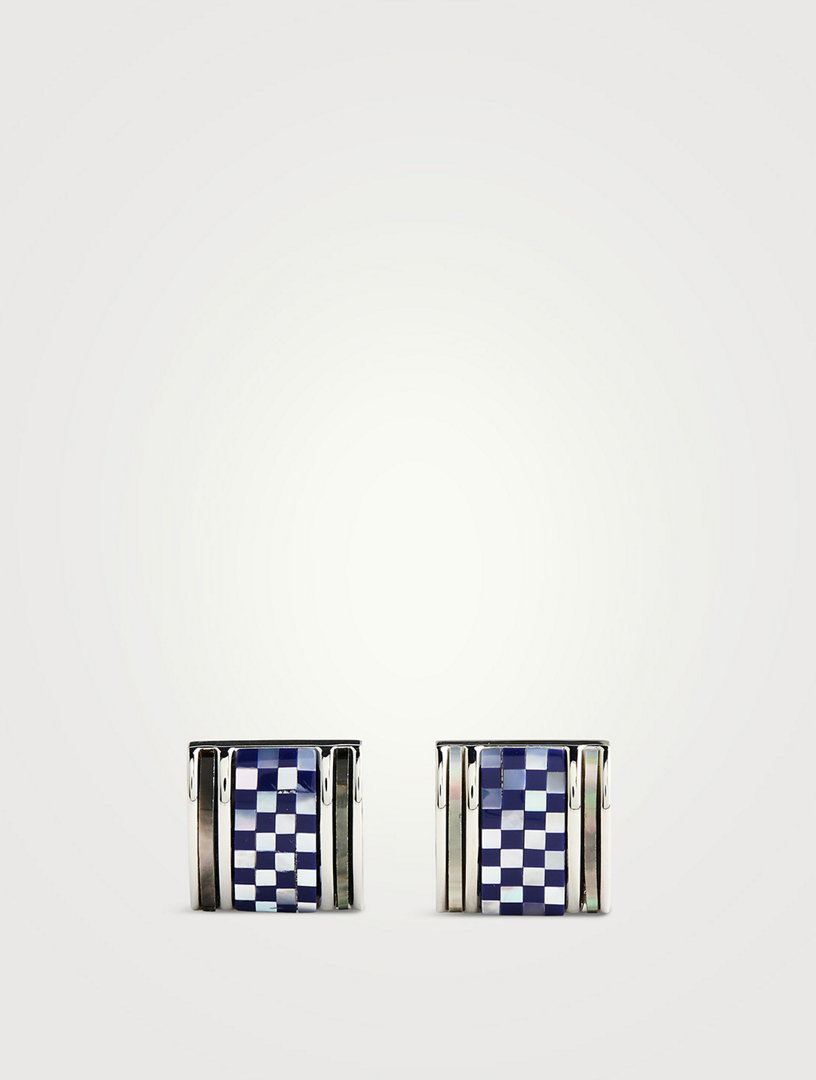 Mosaic Lapis Cufflinks