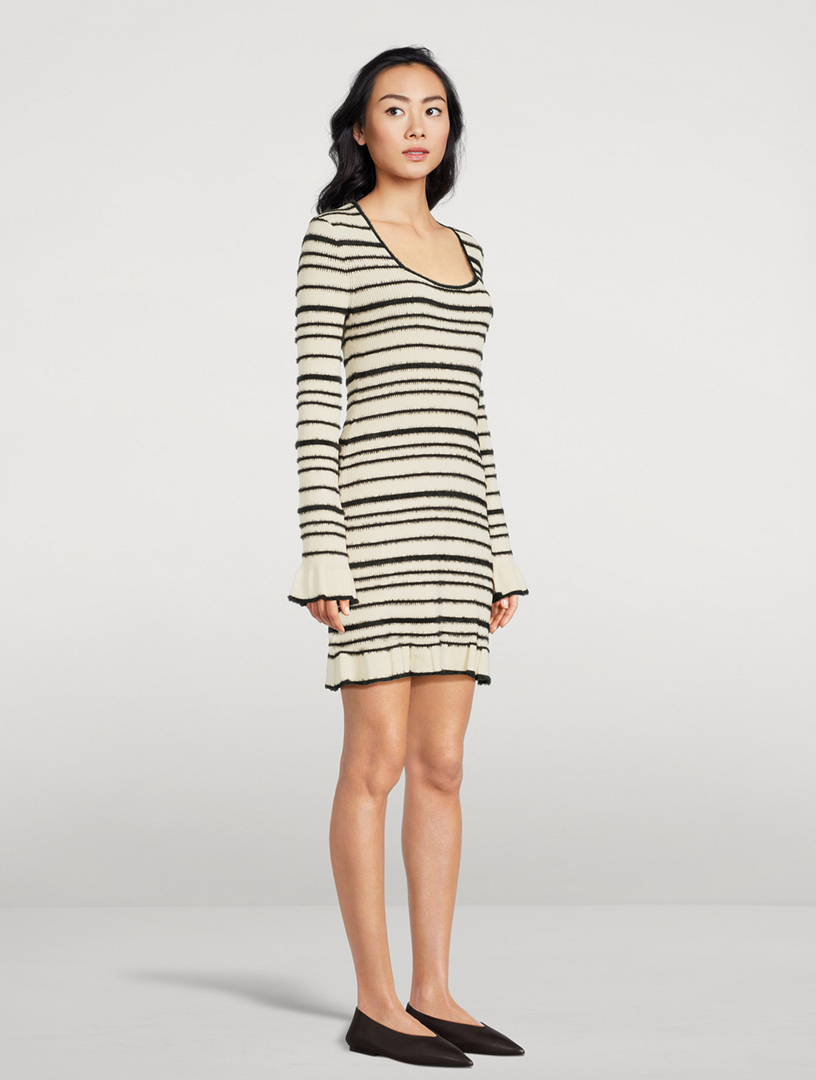 Mailey Stripe Jacquard Knit Dress