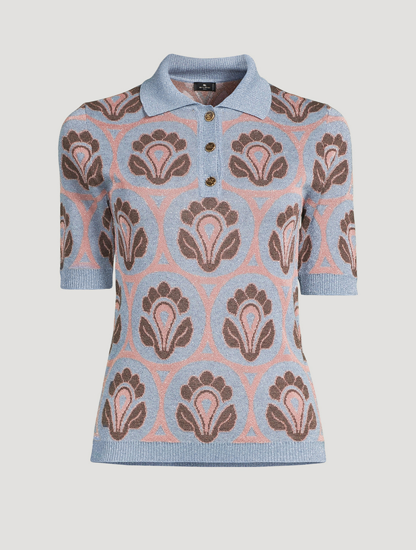 Aurea Jacquard Polo Shirt