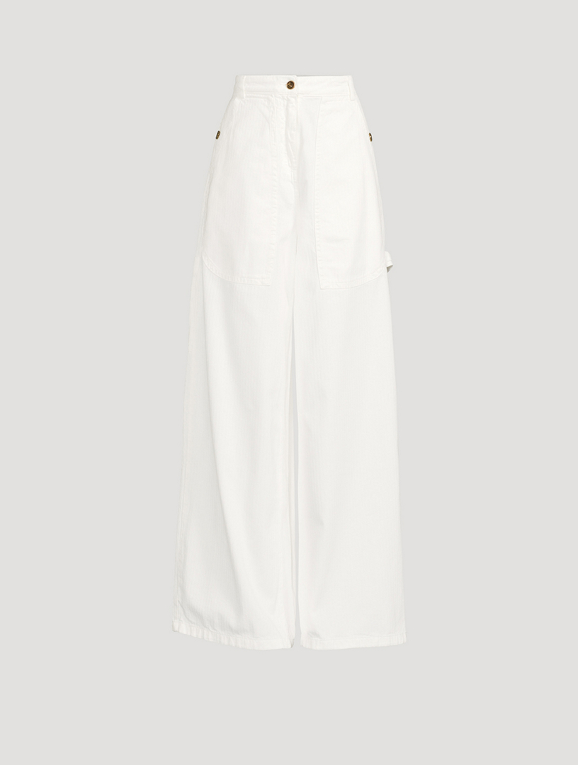 Wide-Leg Carpenter Jeans