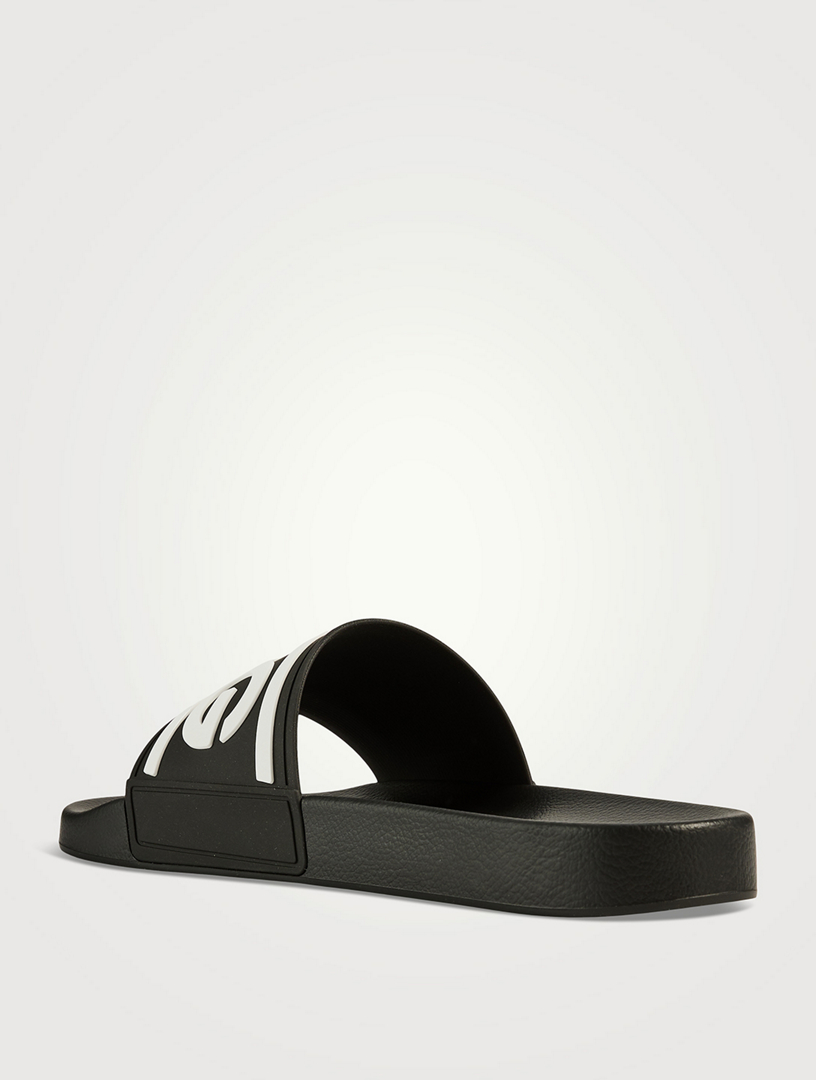 サンダル・ミュール Dolce&Gabbana DG LOGO RUBBER BEACHWEAR SLIDERS DOLCE & GABBANA Rubber Beachwear Slides | Holt Renfrew