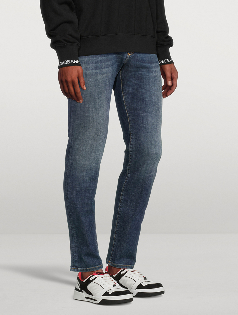 New Roma Mixed Material Sneakers - Main Image