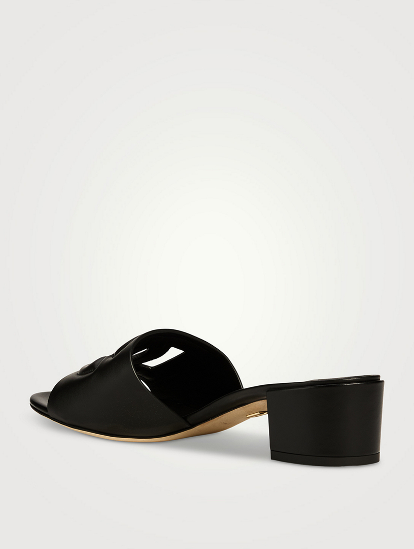 Bianca Leather Mules
