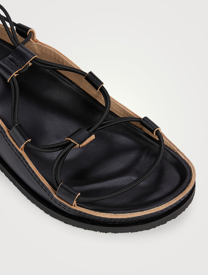 LEMAIRE Fussbett Leather Spartan Sandals | Holt Renfrew