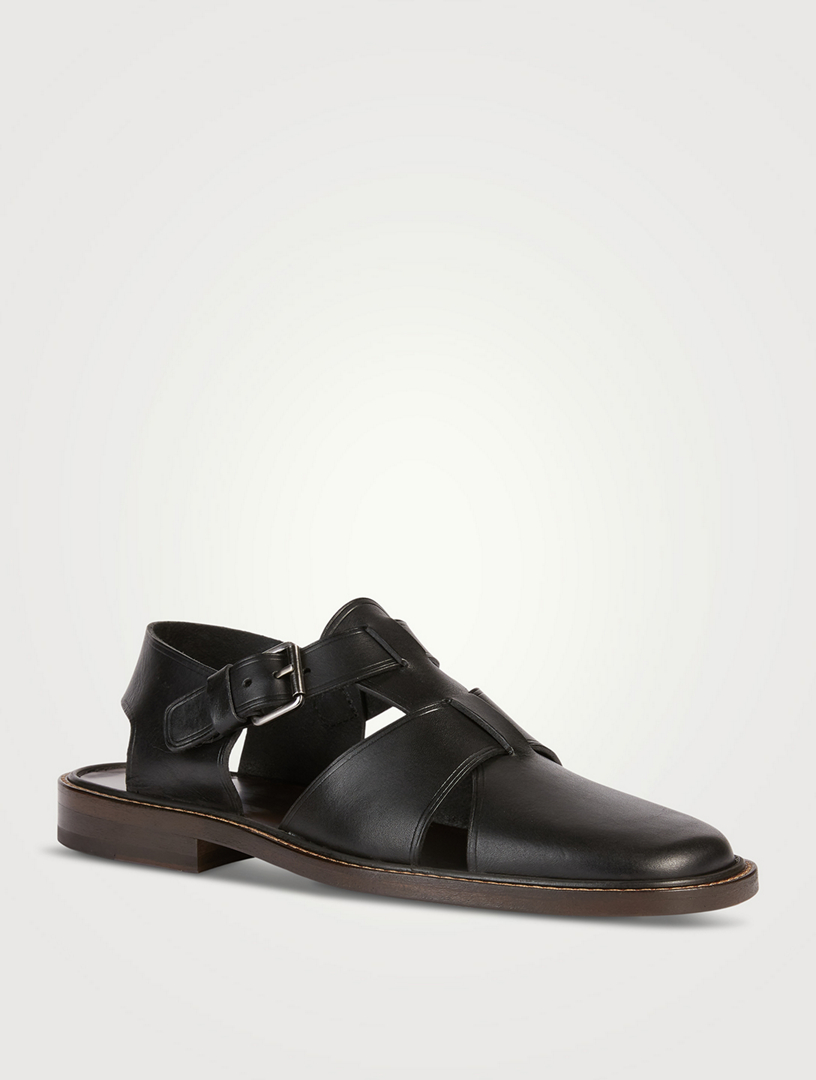 LEMAIRE Leather Fisherman Sandals | Holt Renfrew
