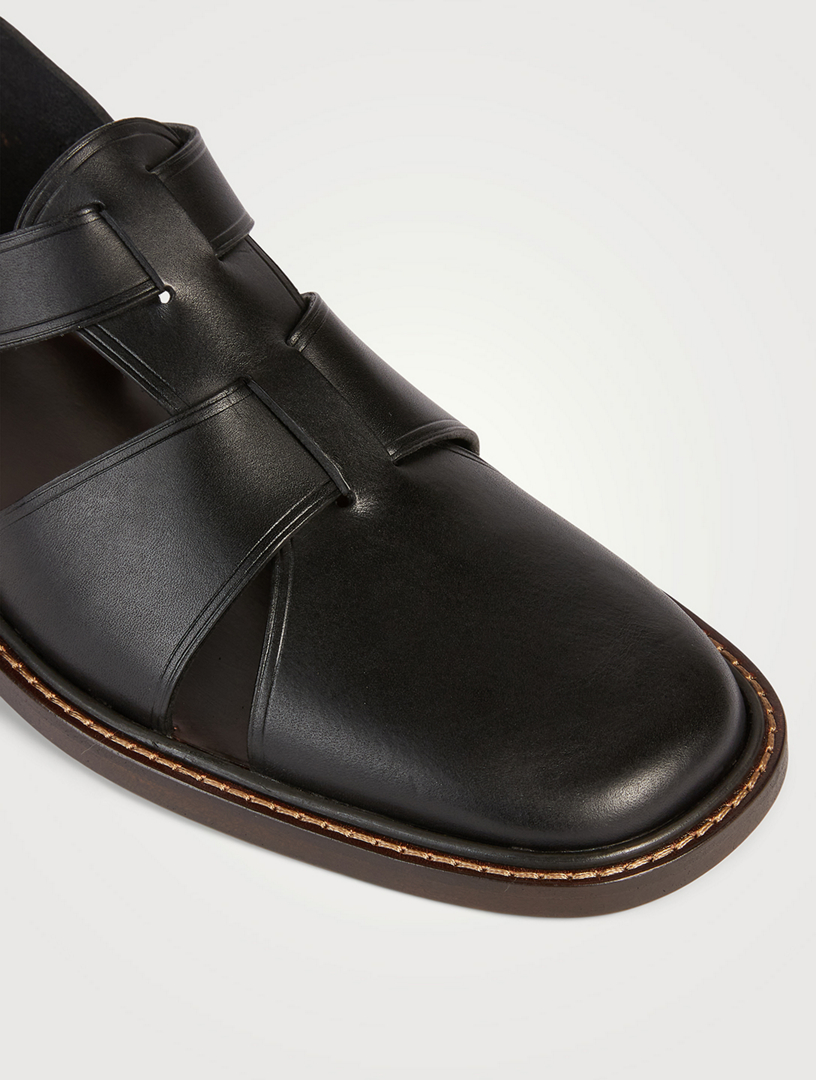 LEMAIRE Leather Fisherman Sandals | Holt Renfrew