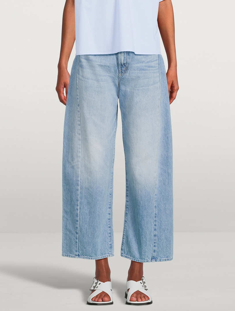 The Half-Pipe Curved-Leg Flood Jeans
