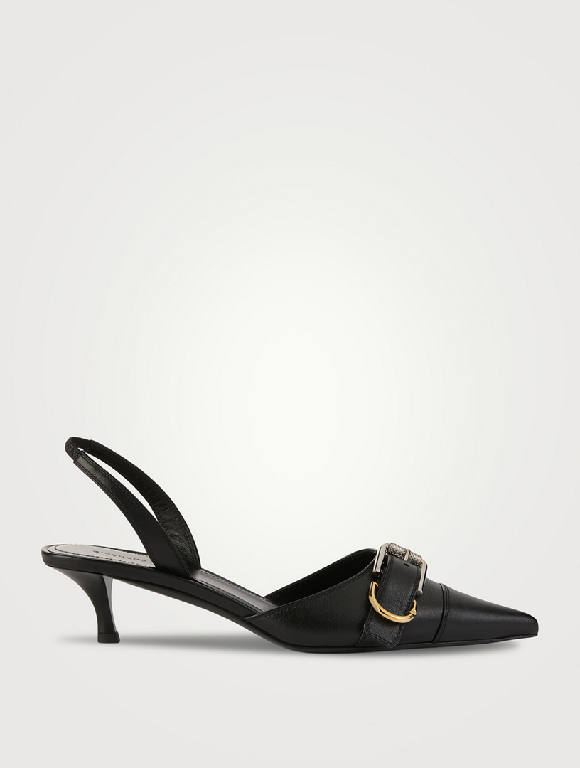 Voyou Leather Slingback Pumps