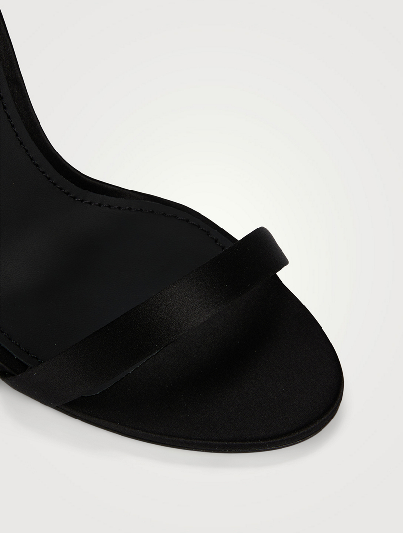 DOLCE & GABBANA Keira Satin Sandals | Holt Renfrew