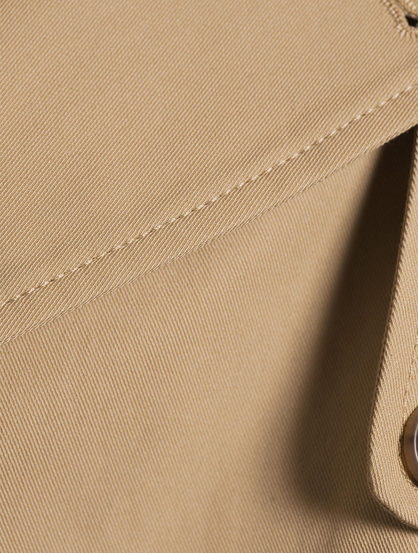 Spliced Trench Coat