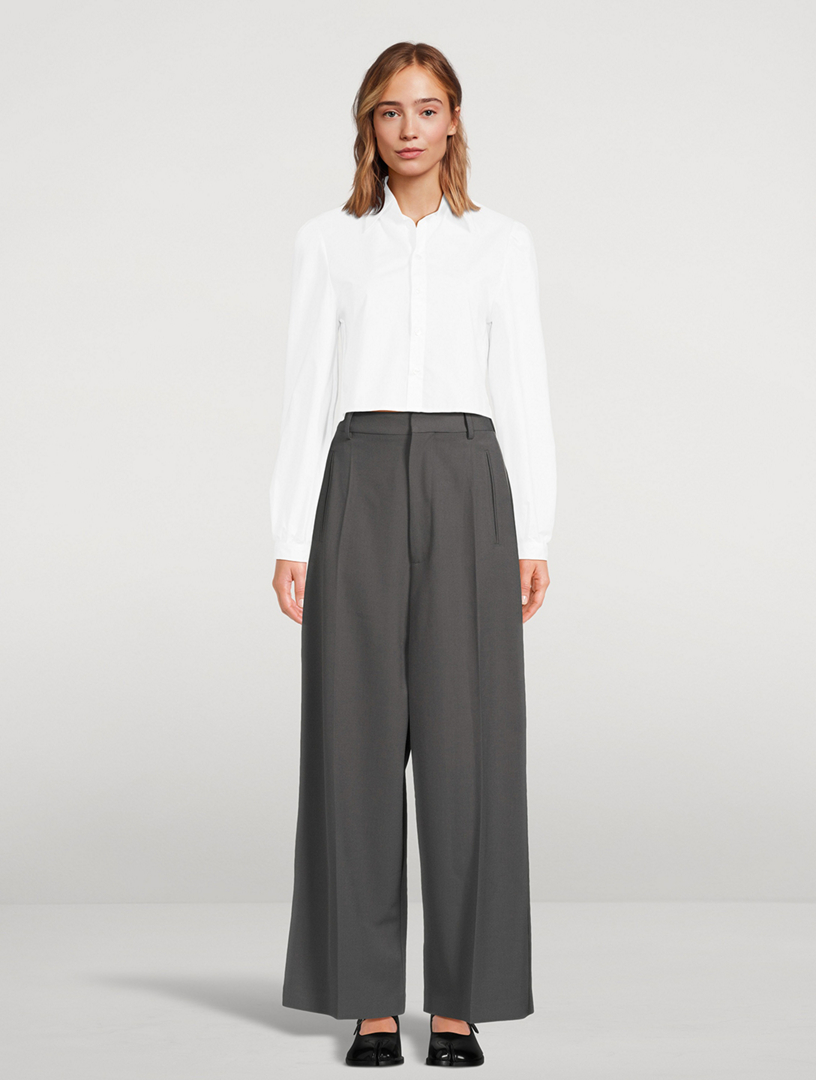 Wide-Leg Trousers