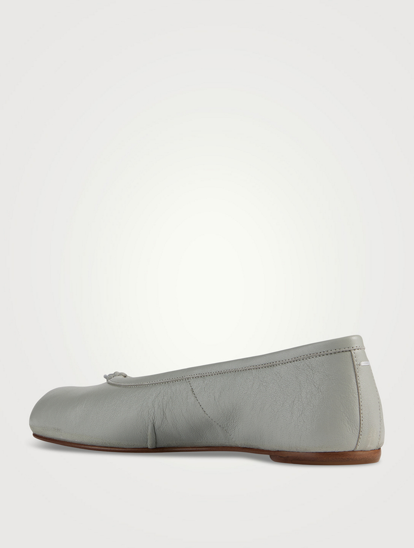 MAISON MARGIELA Tabi Leather Ballerina Flats | Holt Renfrew