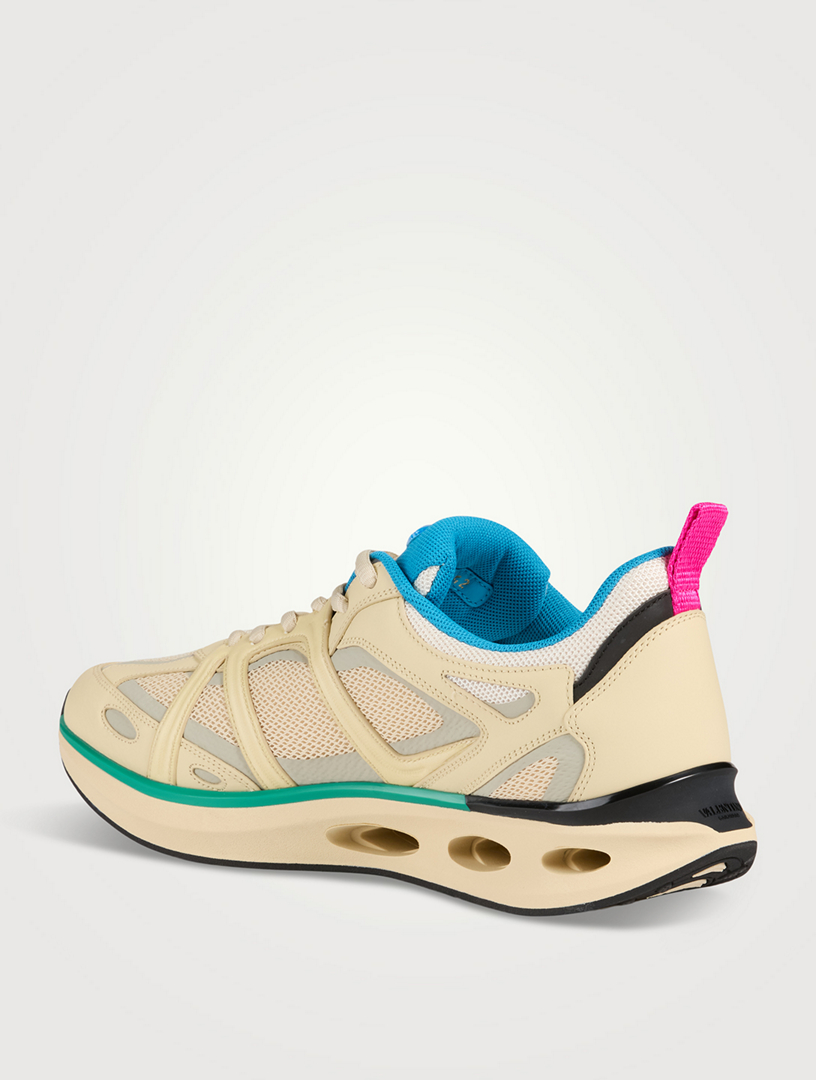 VLogo Easyjog Leather And Mesh Sneakers