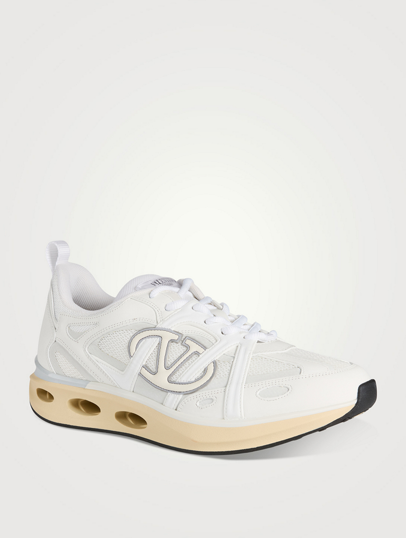VLogo Easyjog Leather And Mesh Sneakers